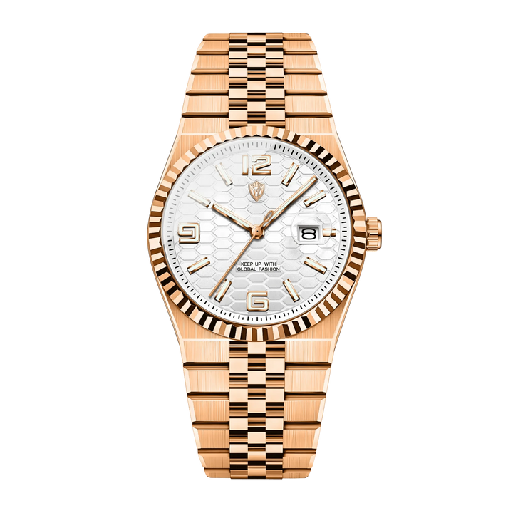 Oskar™ | Stilvolle Quarzuhr mit Jubilee-Armband