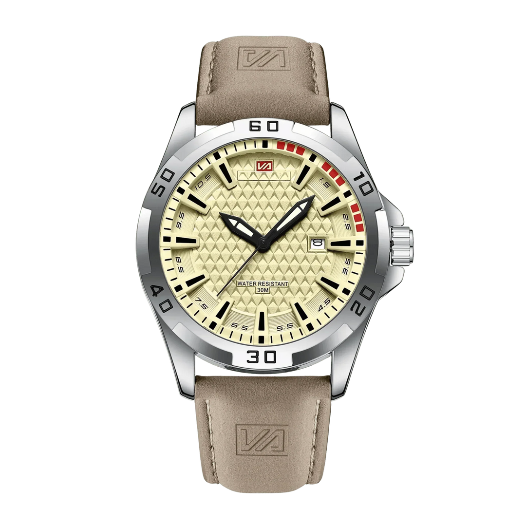 Marius™ | Sportliche Uhr mit Leuchtzifferblatt