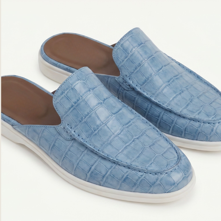 Wilhelm™ | Kroko-Mule Blau