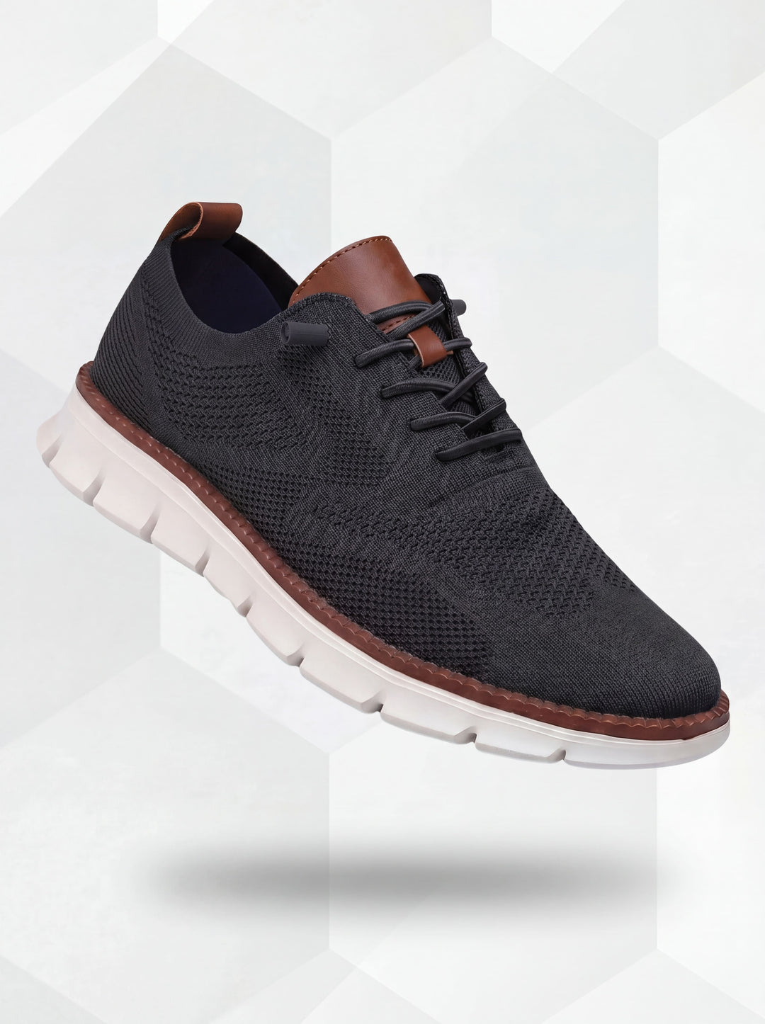 Frederik™ | Leichte Sneakers in Schwarz/Weiß