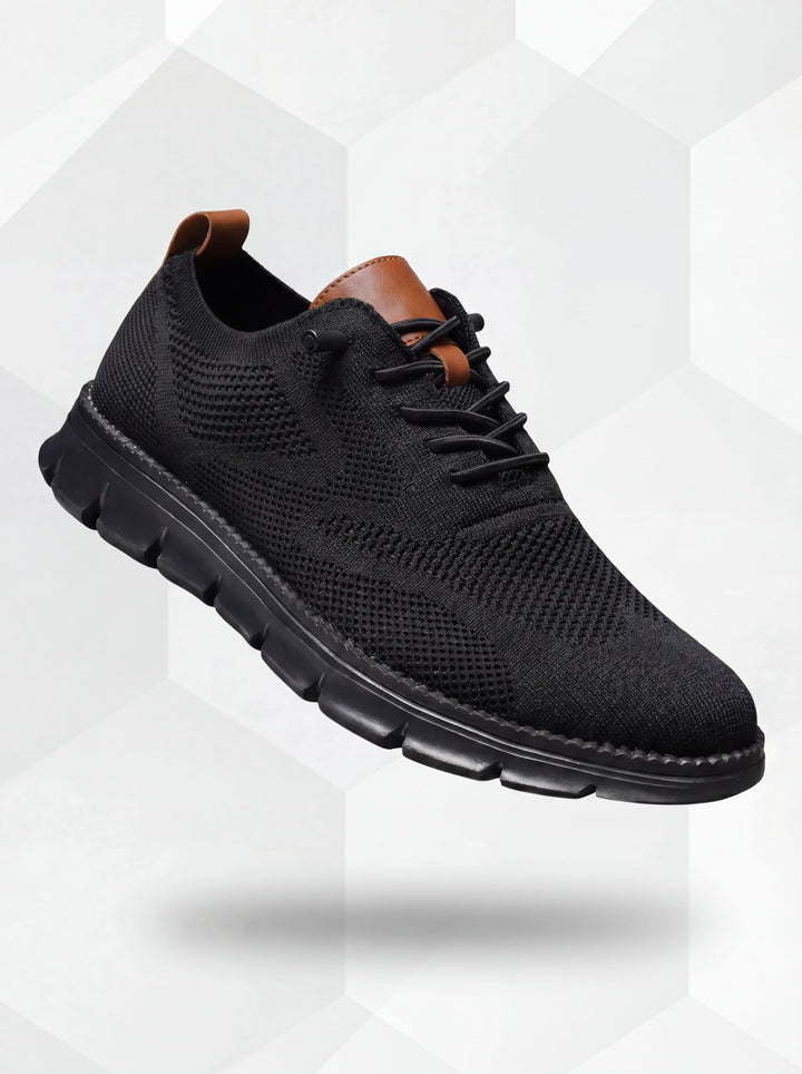Emilian™ | Breathable Black Sneaker