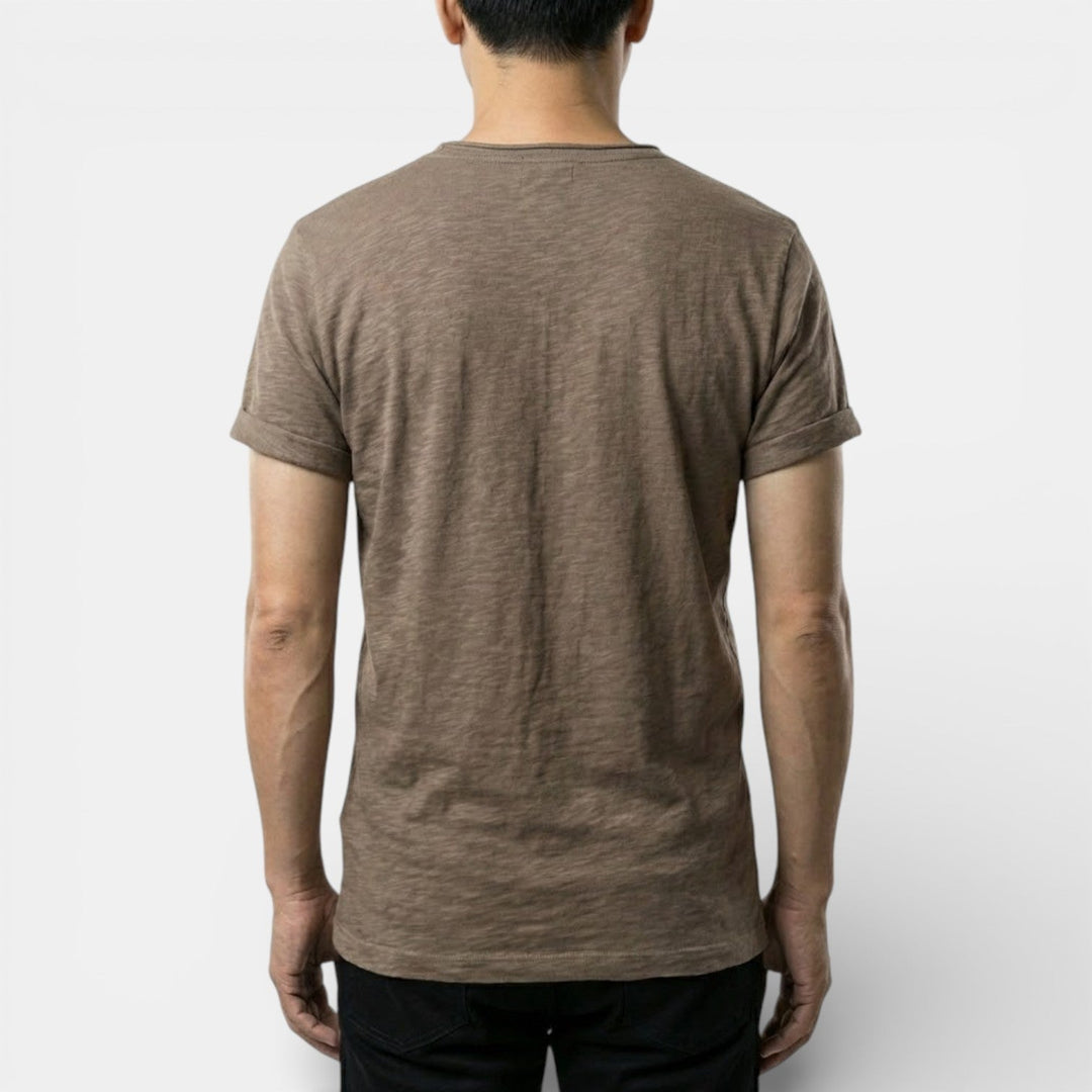 Gabriel™ | Schlichtes Basic-T-Shirt mit Rundhals