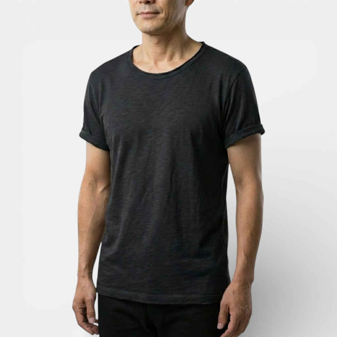 Gabriel™ | Schlichtes Basic-T-Shirt mit Rundhals