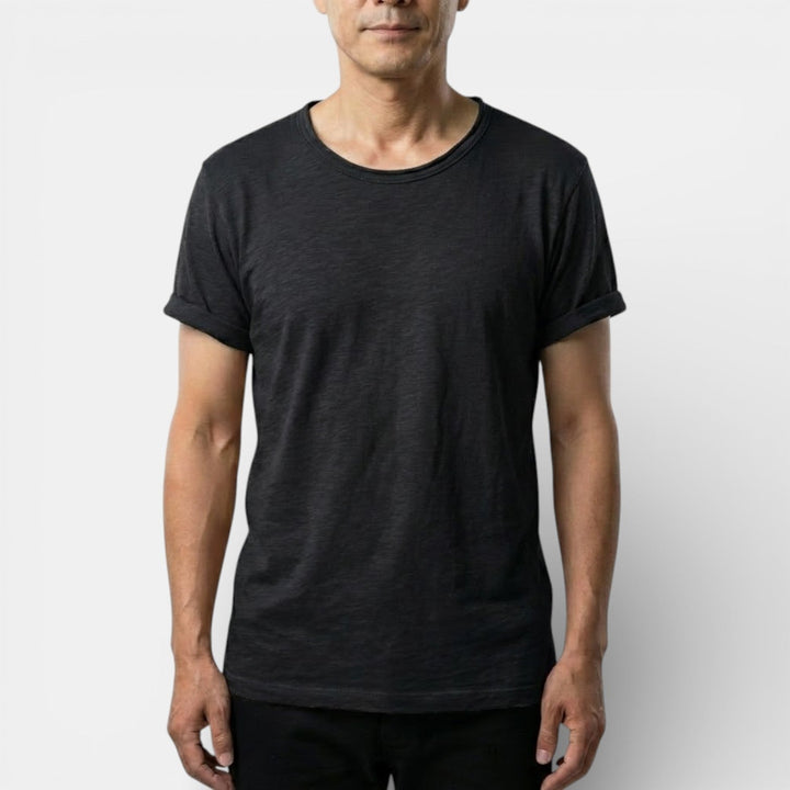 Gabriel™ | Schlichtes Basic-T-Shirt mit Rundhals