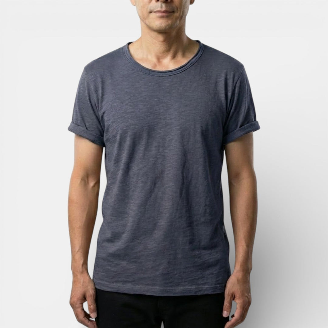 Gabriel™ | Schlichtes Basic-T-Shirt mit Rundhals