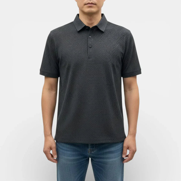 Eberhard™ | Strukturiertes Poloshirt mit klarem Kragen