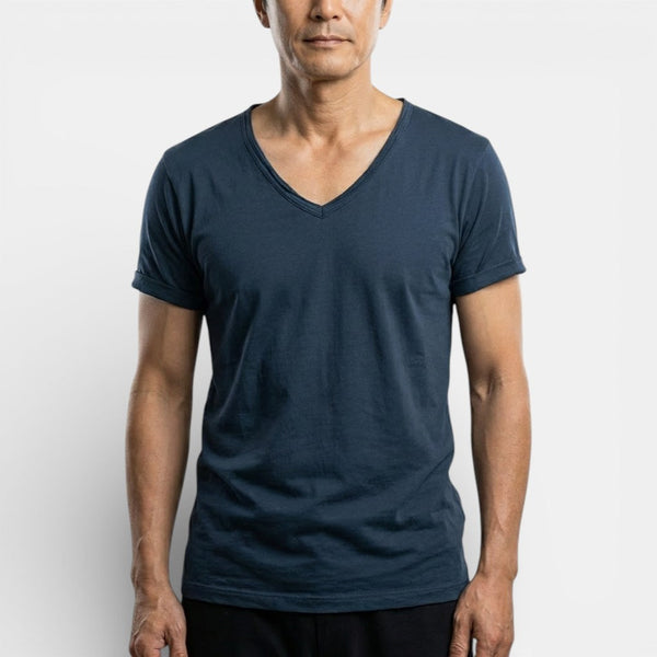 Markus Berlin Herren Ultraweiches Basic-T-Shirt, Vorderansicht