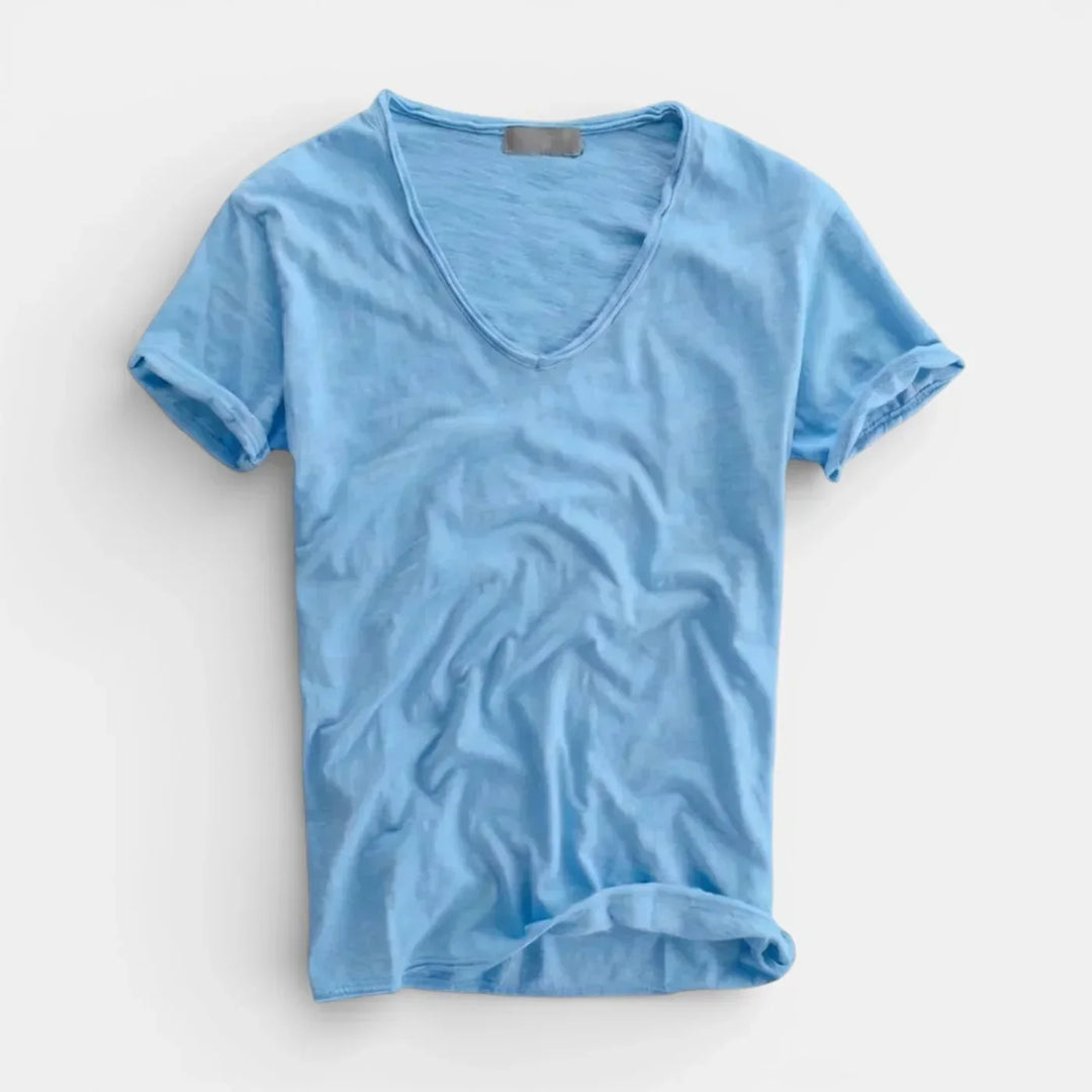 Niels™ | T-Shirt mit V-Ausschnitt