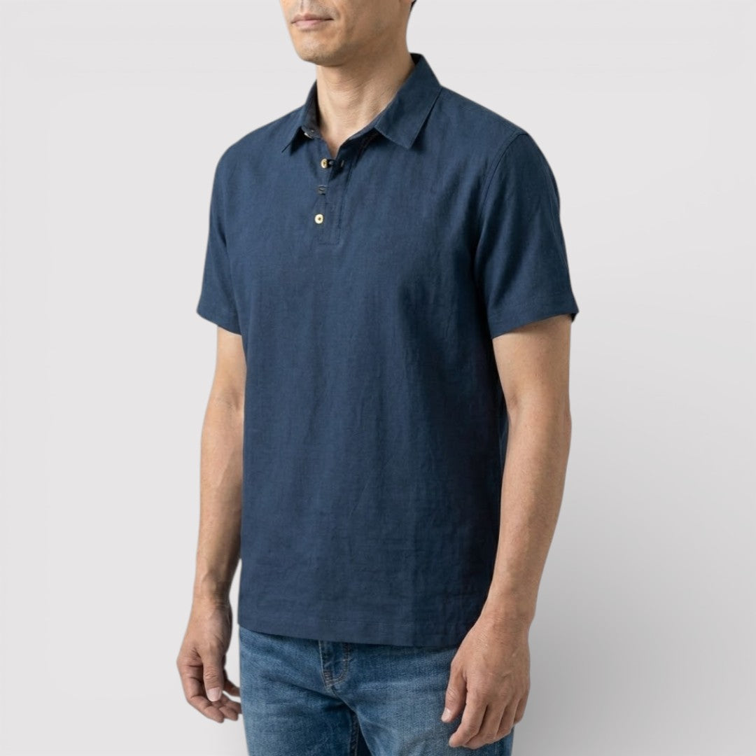 Raphael™ | Elegantes Poloshirt mit Dreiknopfleiste