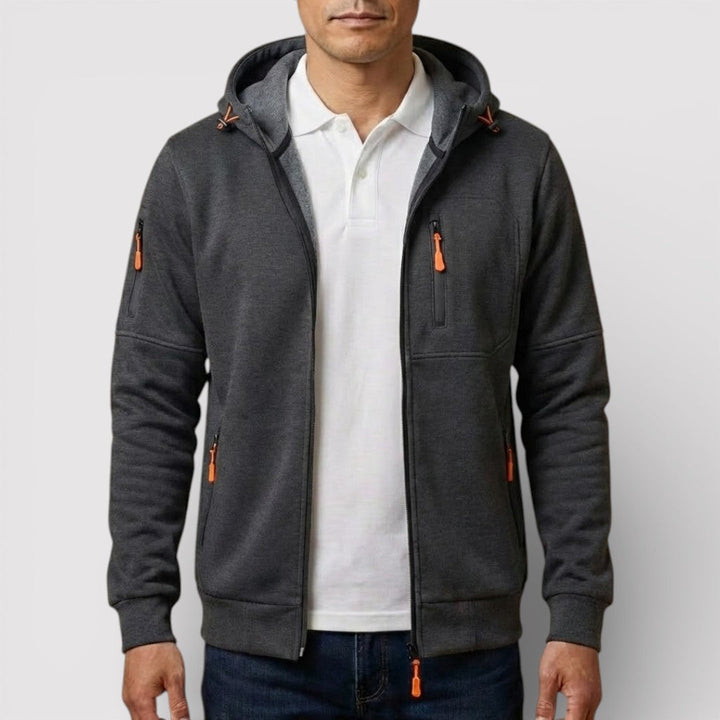 Frederik™ | Atmungsaktiver Zip-Hoodie mit Kapuze