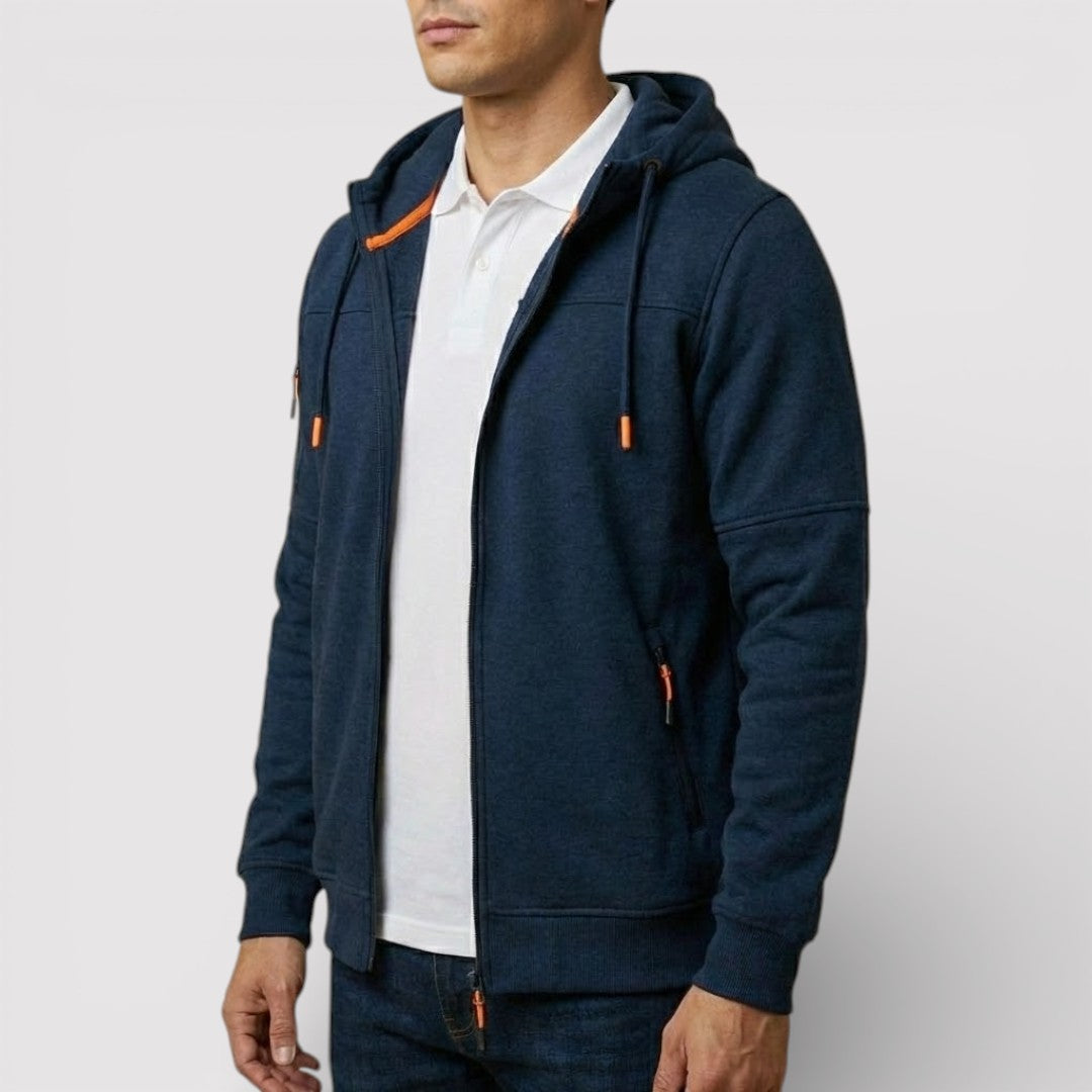 Frederik™ | Atmungsaktiver Zip-Hoodie mit Kapuze