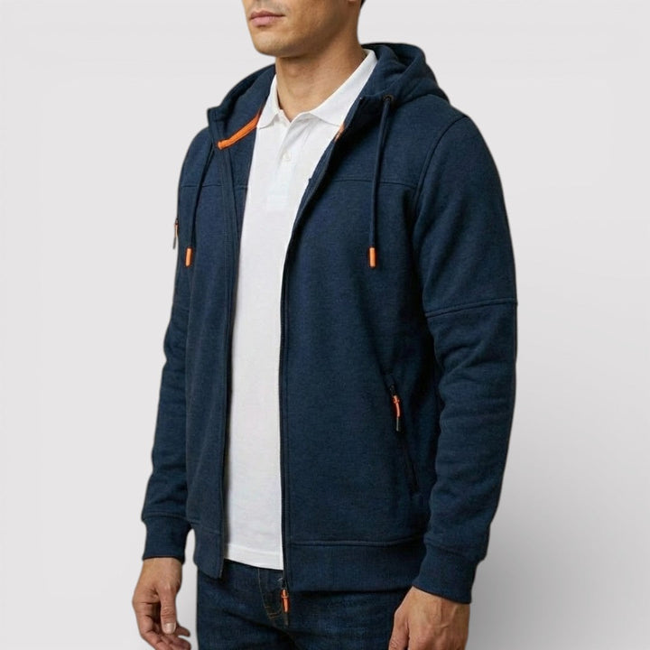 Frederik™ | Atmungsaktiver Zip-Hoodie mit Kapuze
