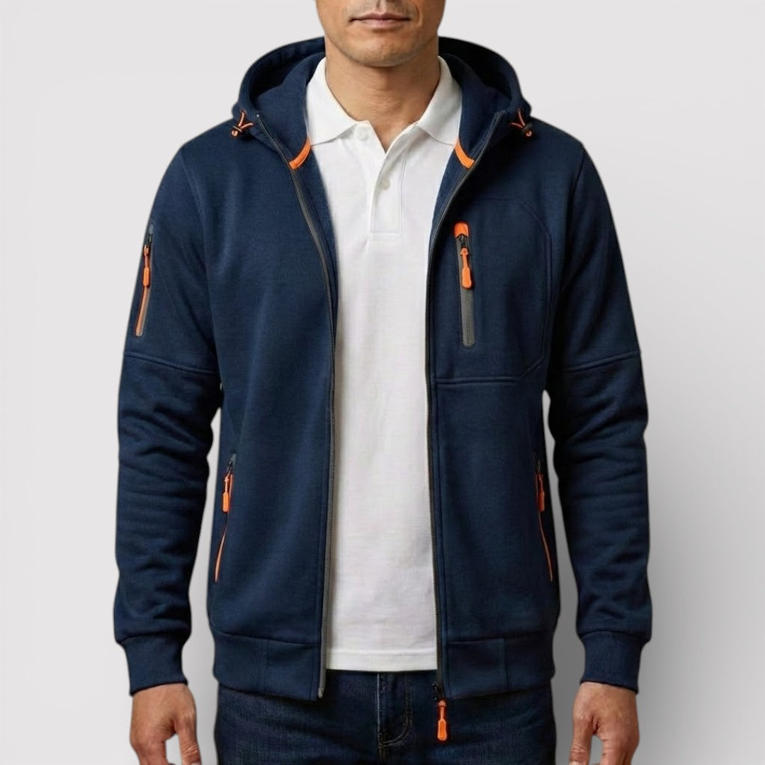 Frederik™ | Atmungsaktiver Zip-Hoodie mit Kapuze