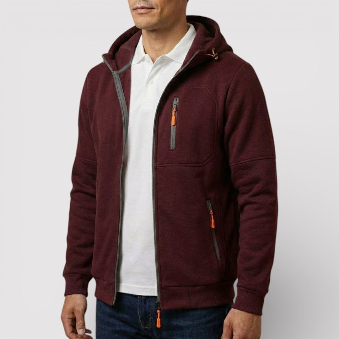 Frederik™ | Atmungsaktiver Zip-Hoodie mit Kapuze