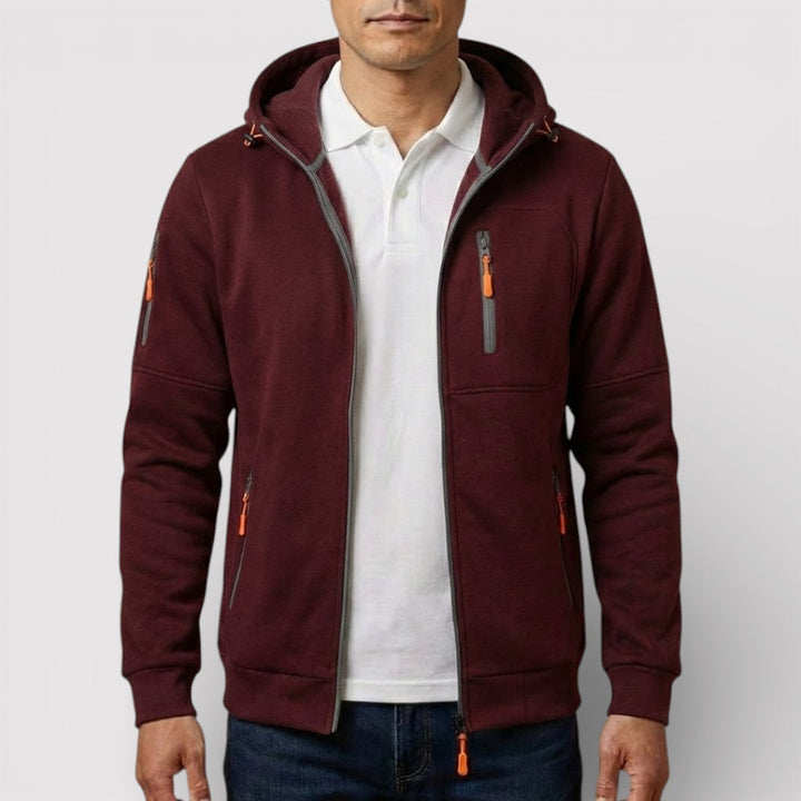 Frederik™ | Atmungsaktiver Zip-Hoodie mit Kapuze