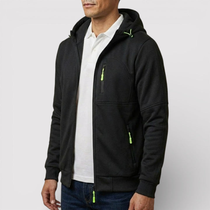 Frederik™ | Atmungsaktiver Zip-Hoodie mit Kapuze