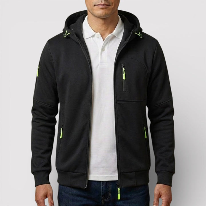Frederik™ | Atmungsaktiver Zip-Hoodie mit Kapuze