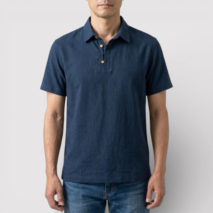 Raphael™ | Elegantes Poloshirt mit Dreiknopfleiste