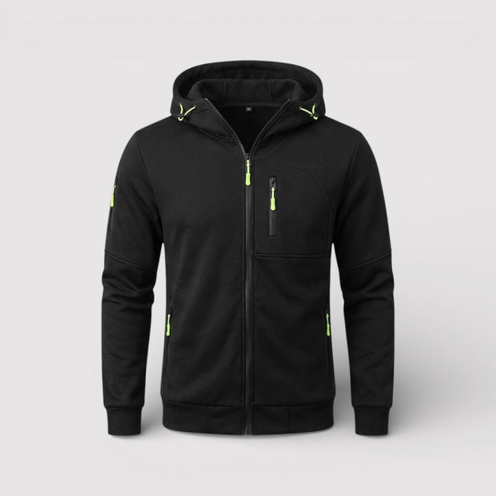 Frederik™ | Atmungsaktiver Zip-Hoodie mit Kapuze
