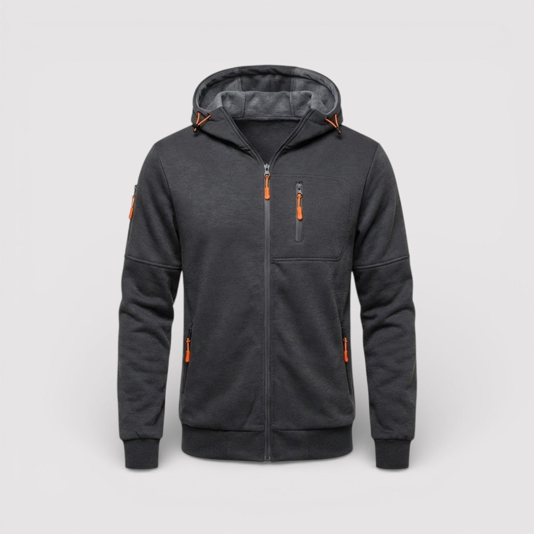 Frederik™ | Atmungsaktiver Zip-Hoodie mit Kapuze