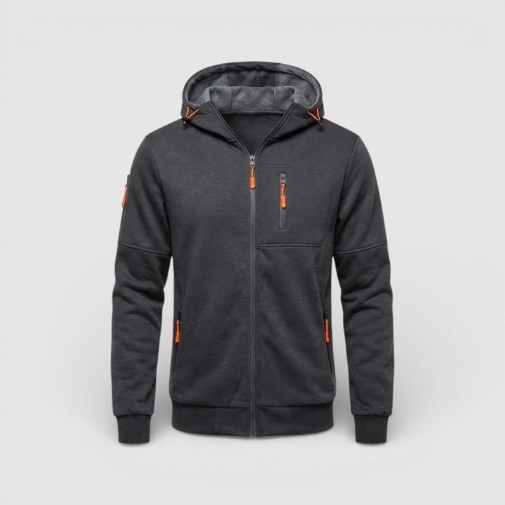 Frederik™ | Atmungsaktiver Zip-Hoodie mit Kapuze