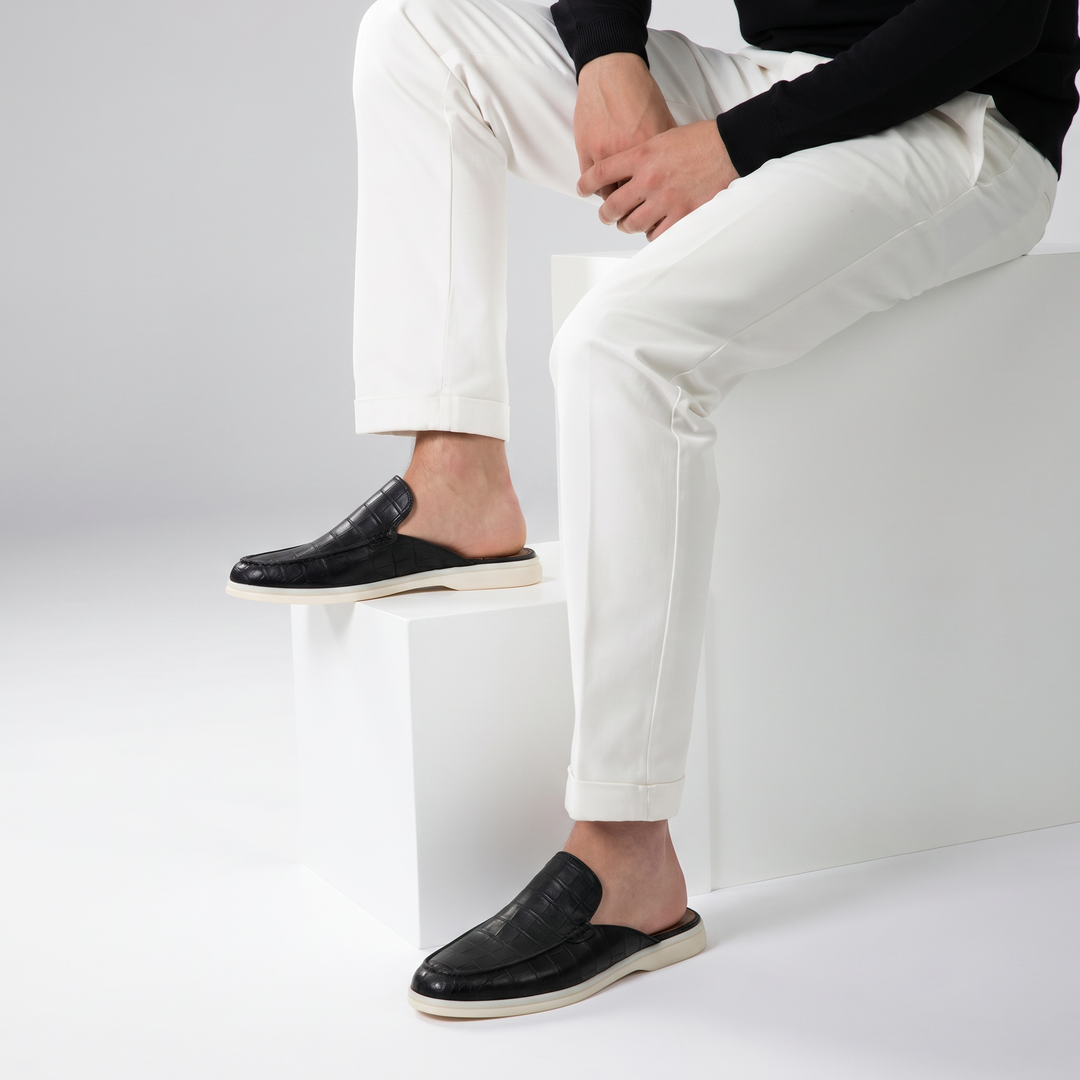 Konstantin™ | Kroko-Mule Schwarz